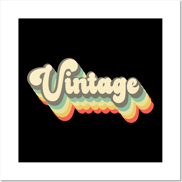 vintage Retro Wall Art by FIFTY CLOTH